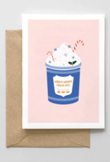 Spaghetti and Meatballs Card - Holiday: Warm Wishes From NYC Coffee Cup