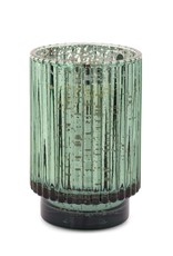 Paddywax Candle - Cypress Fir Mercury Ribbed Glass 12 oz