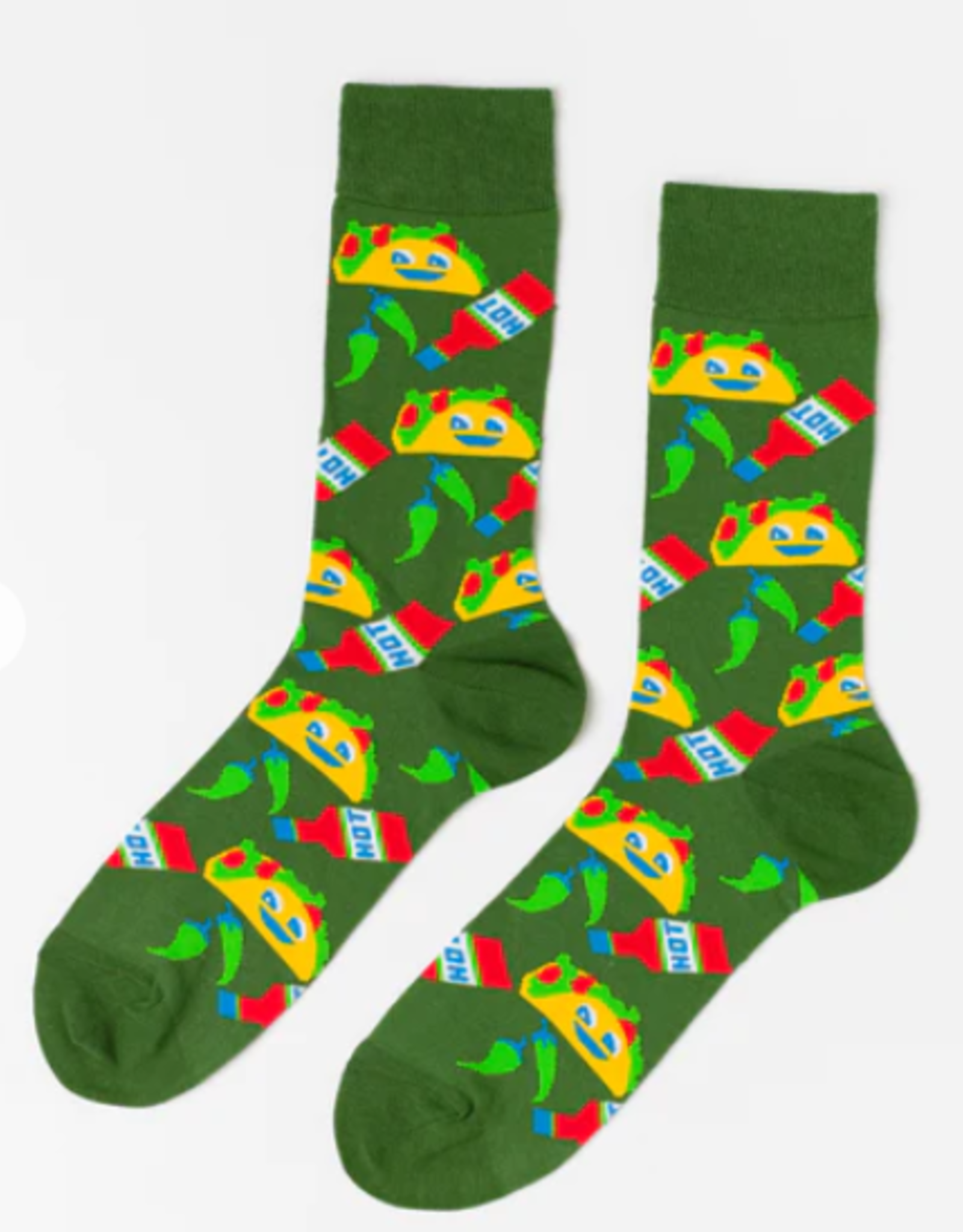 Yellow Owl Workshop Socks - Men's Crew: Taco