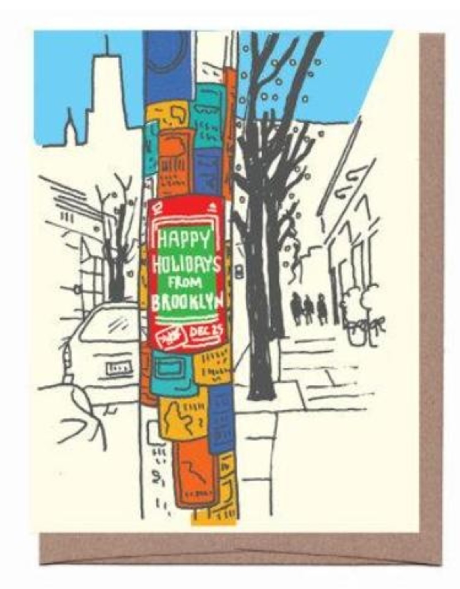 La Familia Green Boxed Cards - Holiday: Street Flyer (8)