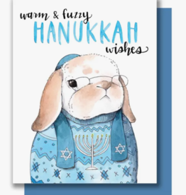 Paper Wilderness Card - Holiday: Warm & Fuzzy Hanukkah Wishes