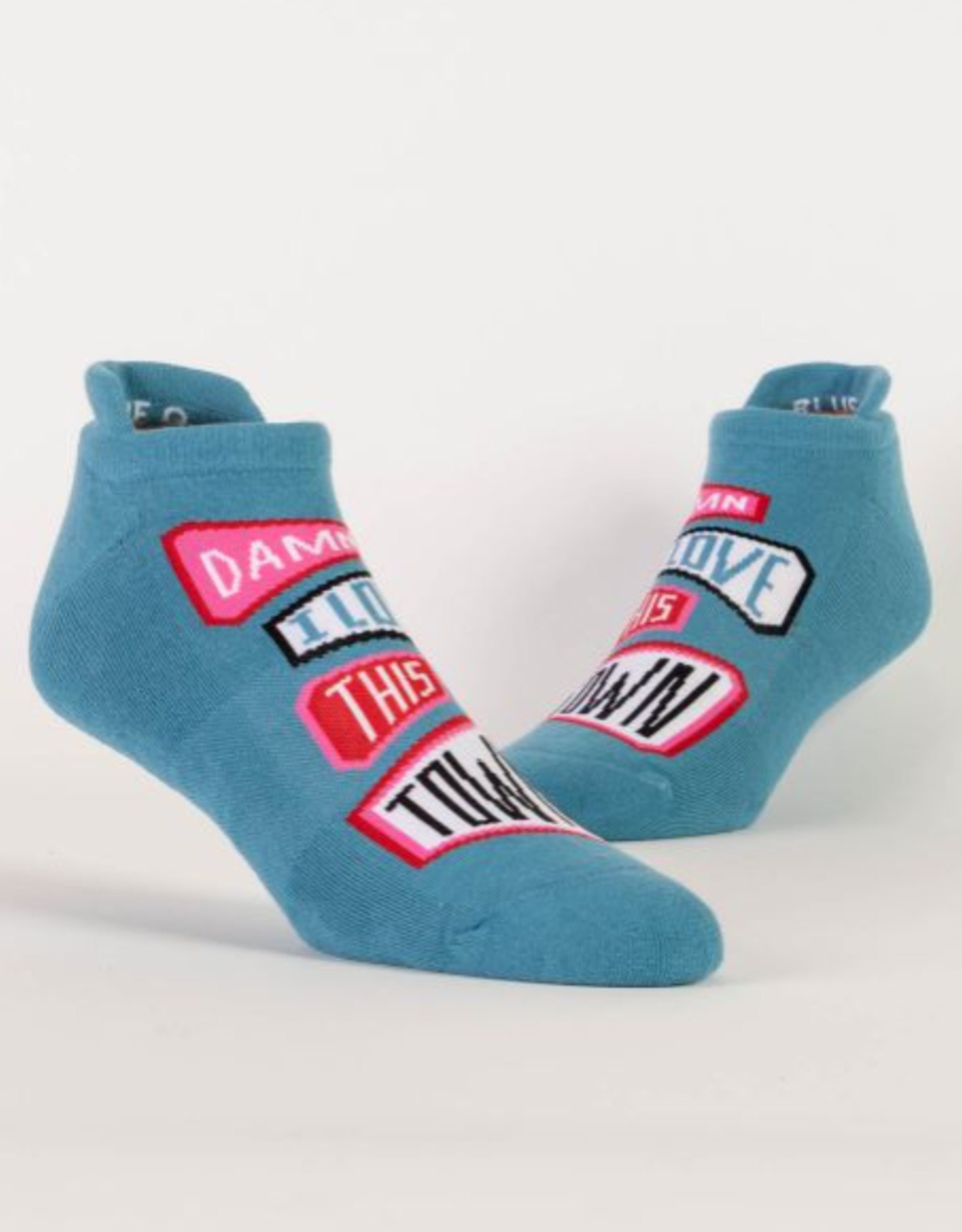 Blue Q Sneaker Socks