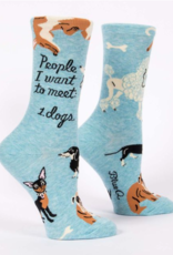 Blue Q Women's Socks - People I want to meet: Dogs