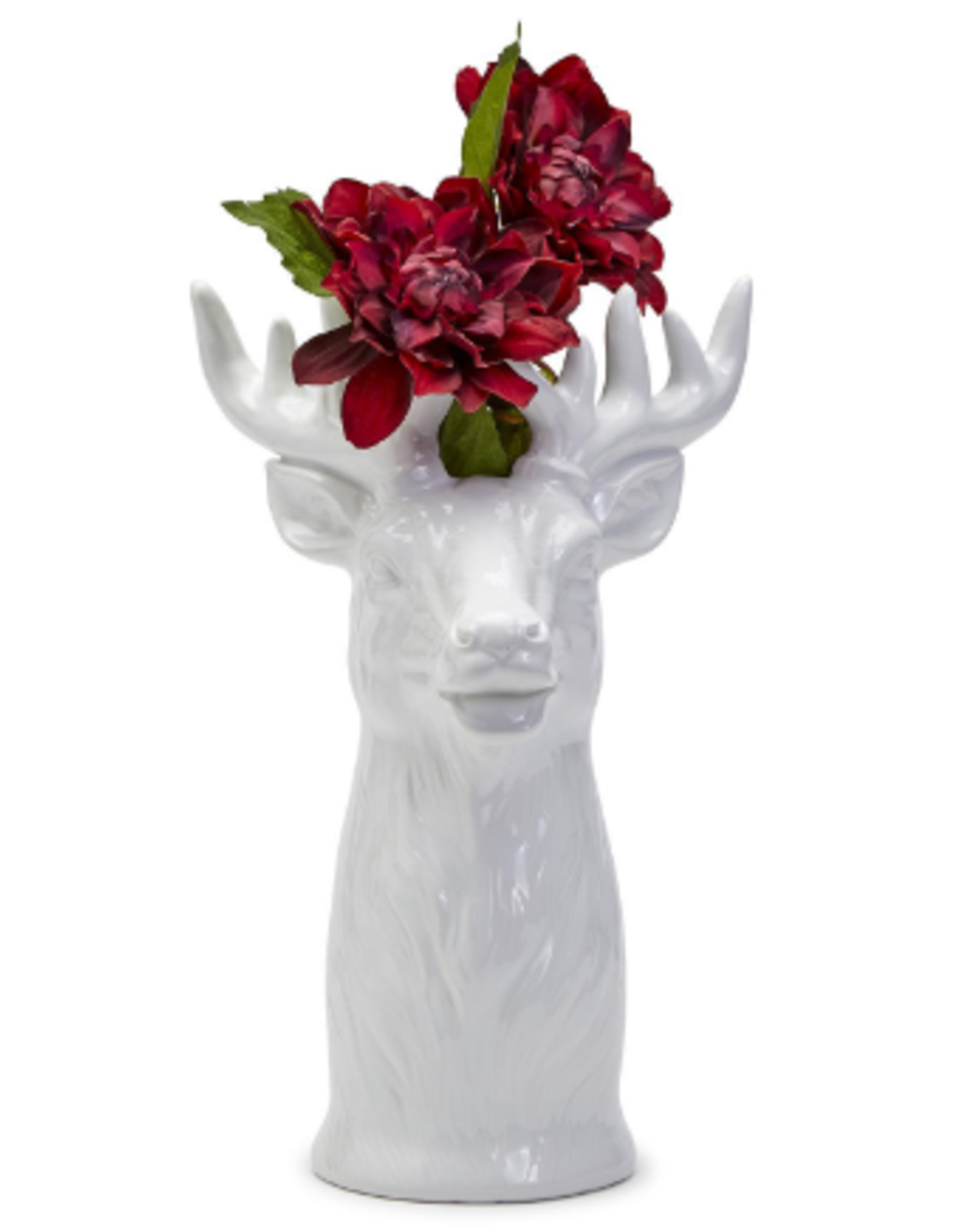 Two's Company Reindeer Vase