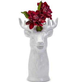 Two's Company Reindeer Vase