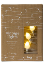 Tag LED String Lights - Vintage