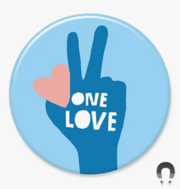 Badge Bomb Magnet-BB: One Love Hand