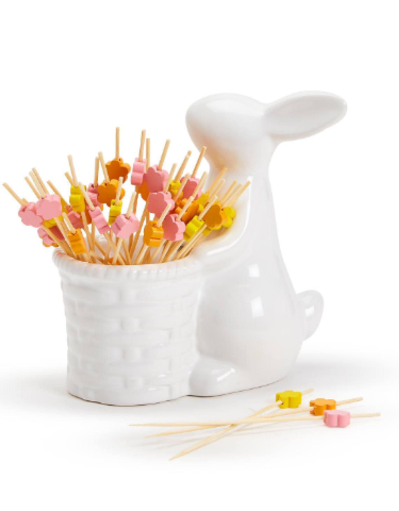Two's Company Easter Bunny Flower Picks Multi Colored