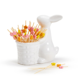 Two's Company Easter Bunny Flower Picks Multi Colored