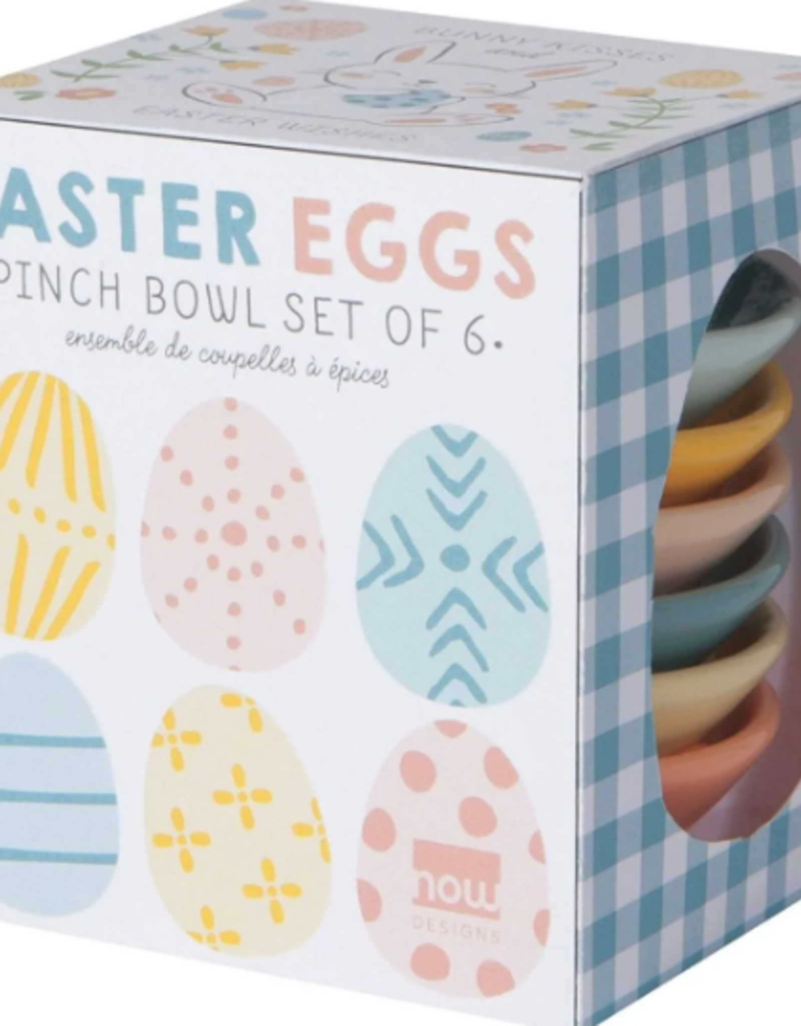 Danica + Now Designs Pinch Bowl - Easter Eggs Sets of 6