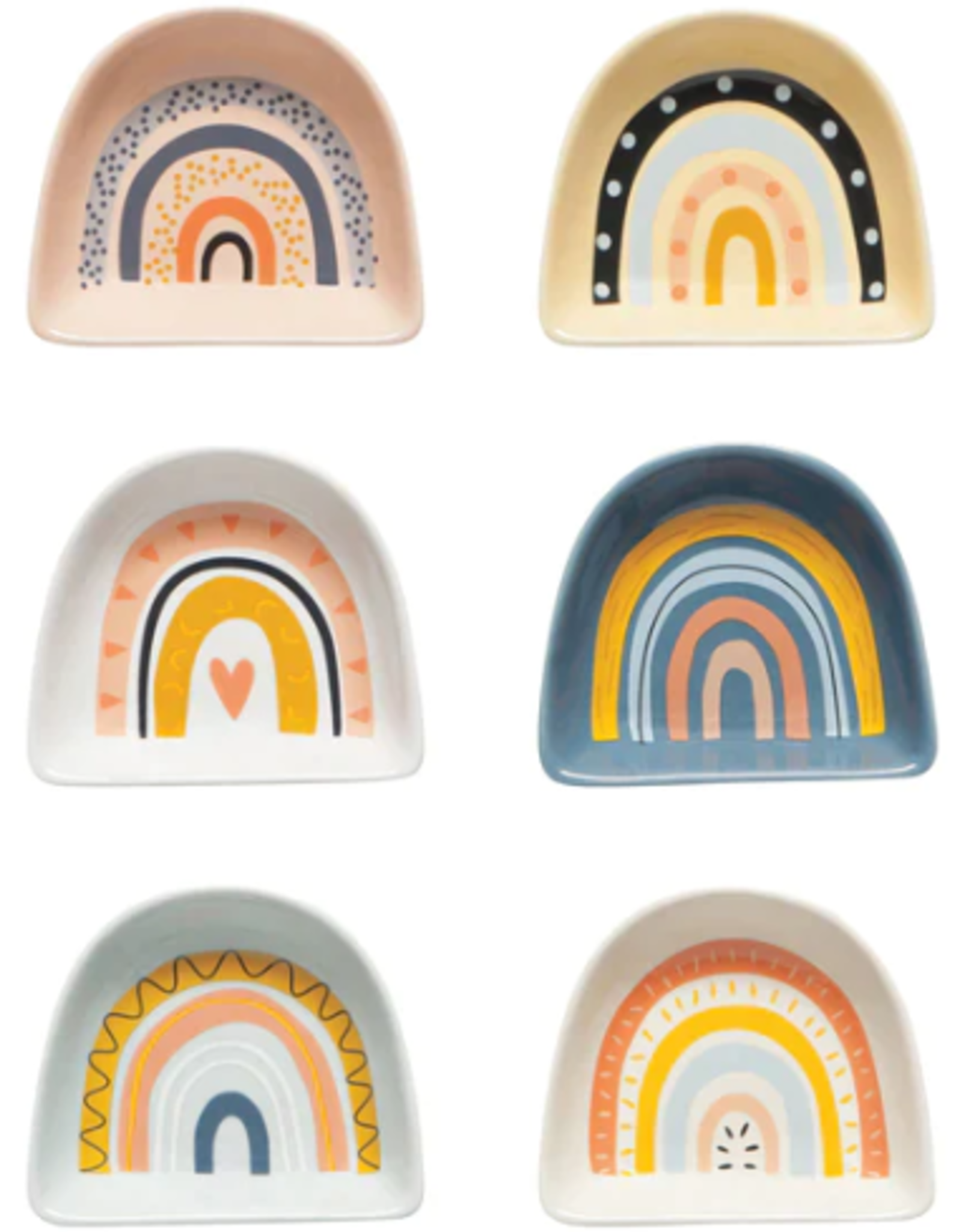 Danica + Now Designs Pinch Bowl - Rainbows  Set of 6
