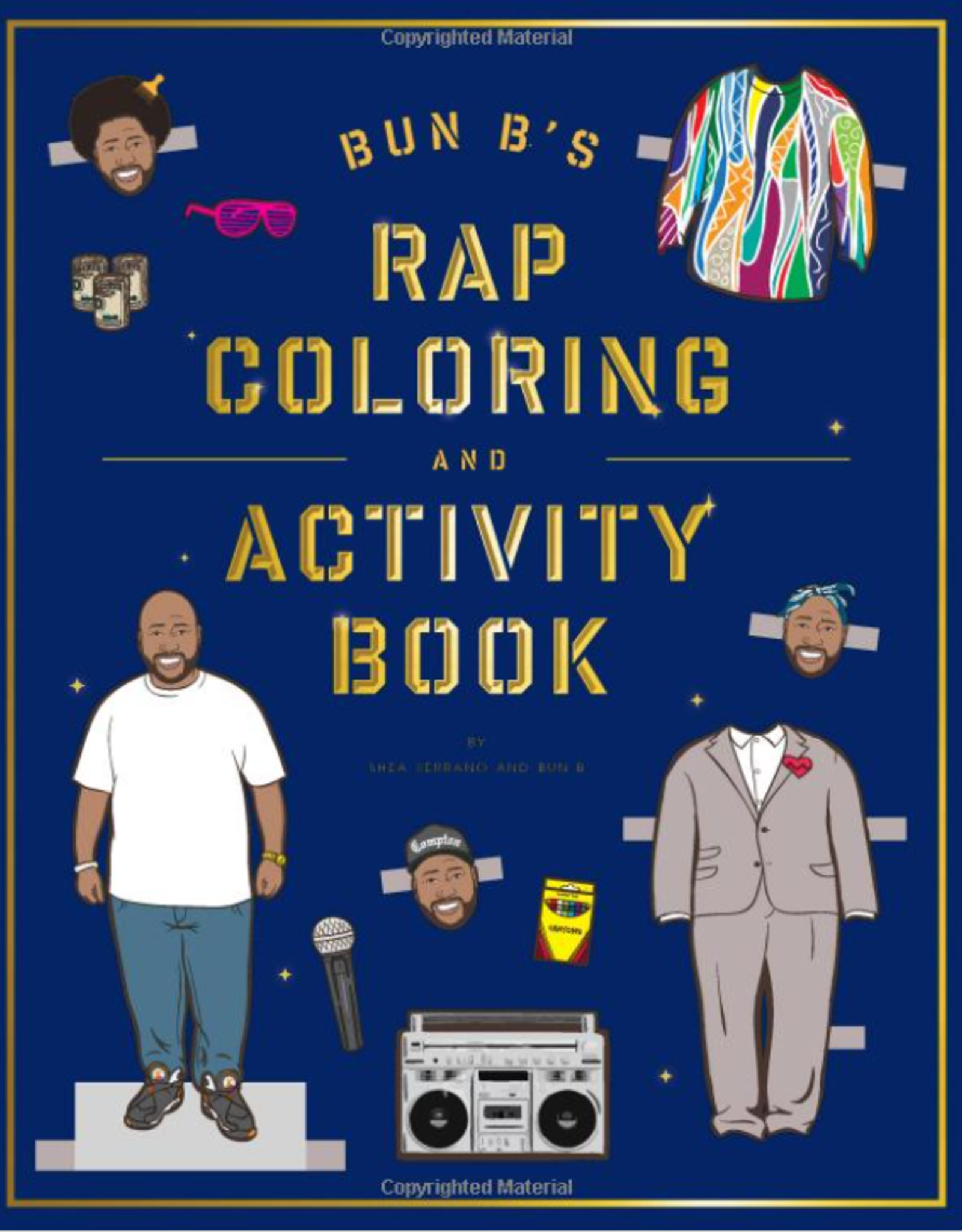 Chronicle Books Bun B's Rap Coloring Book