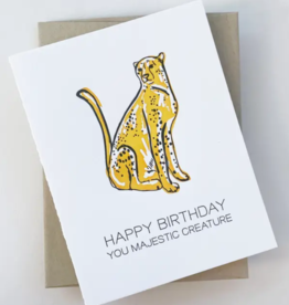 Steel Petal Press Card - Birthday: You Majestic Creature