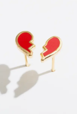 Larissa Loden Earrings - LL Stud: Broken Heart