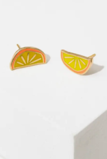 Larissa Loden Earrings - LL Stud: Orange Slice