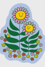 The Good Twin Sticker - Happy Flowers