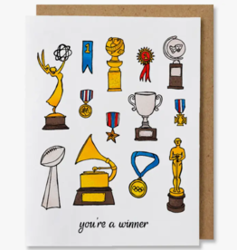 Nanu Studio Card - Blank: You're a winner trophies