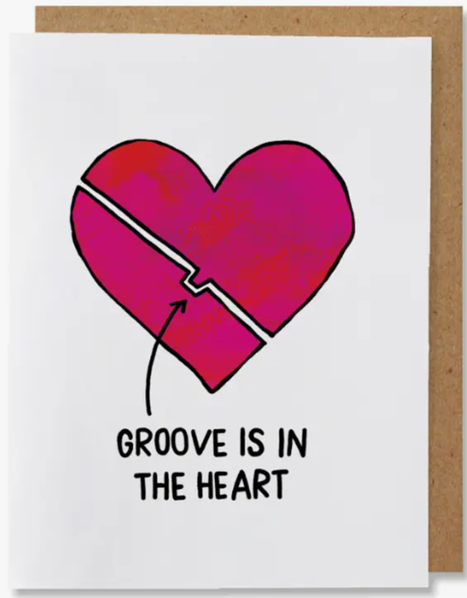 Nanu Studio Card - Blank: Groove is in the Heart