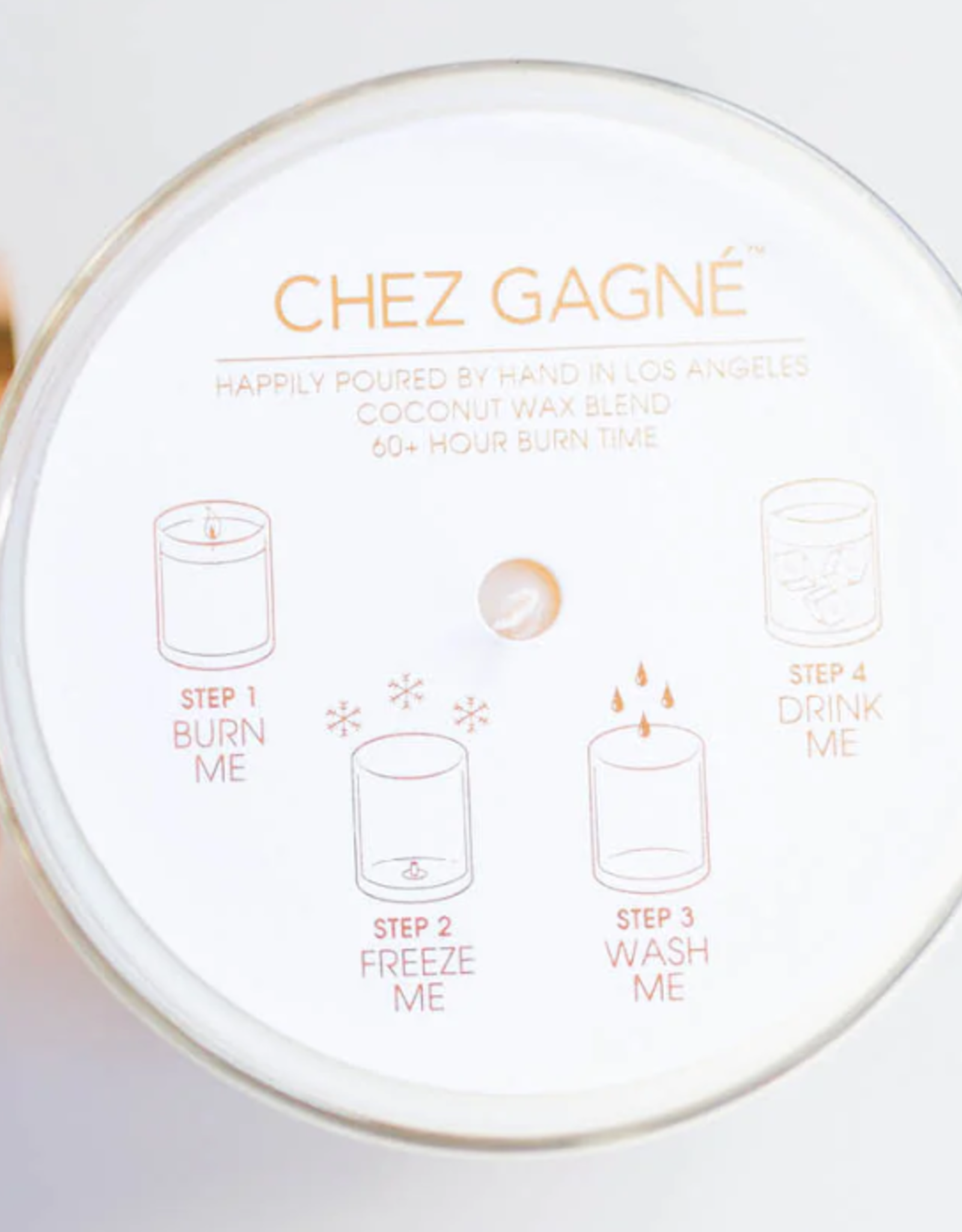 Chez Gagné Candle - Rocks Glass: