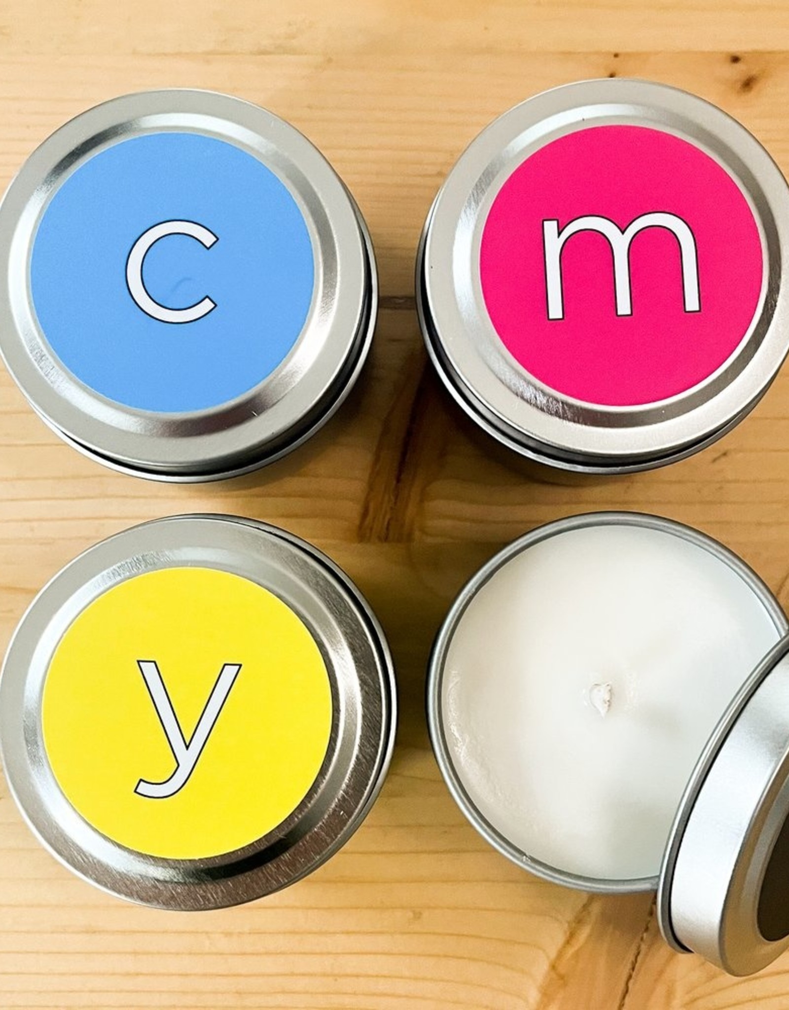 Quick Brown Fox Candle Set: CMYK