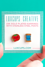 Lux Cups Creative Earrings - Stud: Lux Sew What