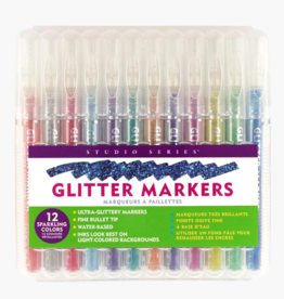 Peter Pauper Press, Inc Studio Series Glitter Marker Set