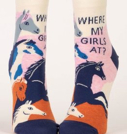 Blue Q Socks - Women's Ankle: Where my girls at?