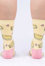 Sock It to Me Socks-Women's Crew: Butter Me Up