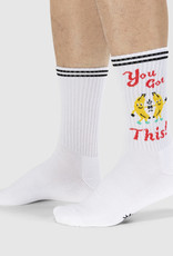 Sock It to Me Socks - Ribbed Crew: You Got This!