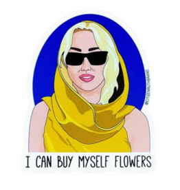 Citizen Ruth Sticker: Miley Cyrus Flowers