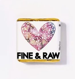 Fine & Raw Chocolate Chocolate Bar: 1 oz Hazelnut Chunky