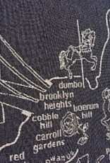Maptote Throw Blanket- Brooklyn : Navy