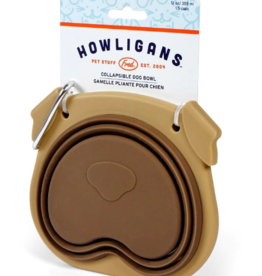 Fred and Friends Howligans - Collapsible Dog Bowl