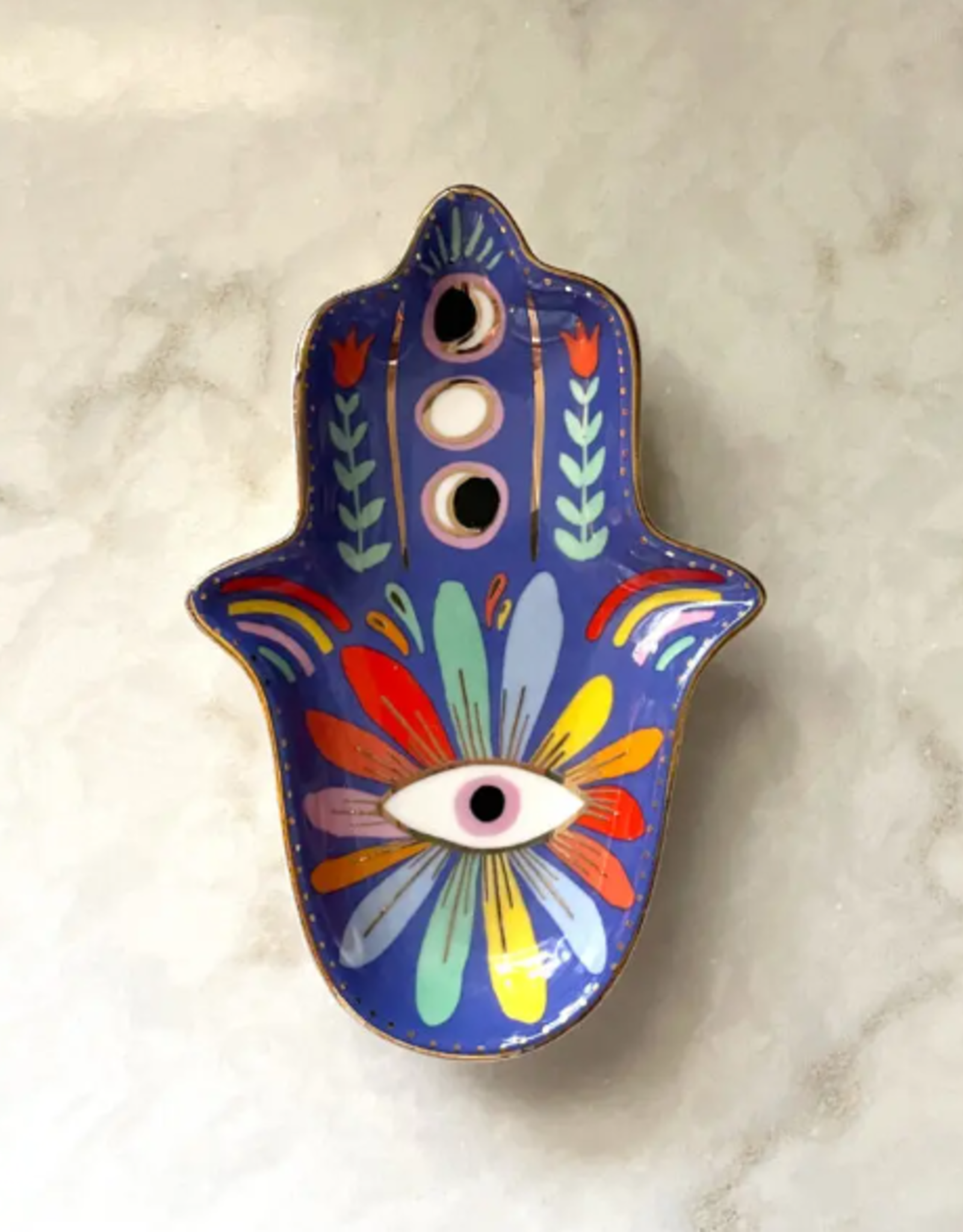 Idlewild Co. Trinket Dish -  Hamsa