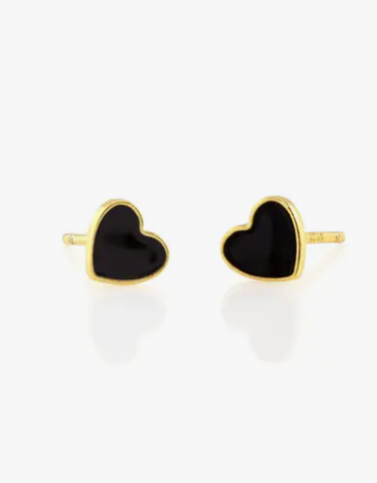 Kris Nations Earrings - Stud: Enamel Heart