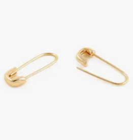 Kris Nations Earrings - Hoop: Safety Pin