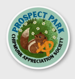 Good and Human Sticker: Prospect Park Chipmunk