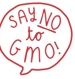 Badge Bomb Sticker: BB -  Say No To GMO