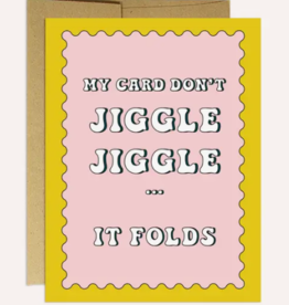 Party Mountain Paper Card - Blank: Jiggle Jiggle Fold