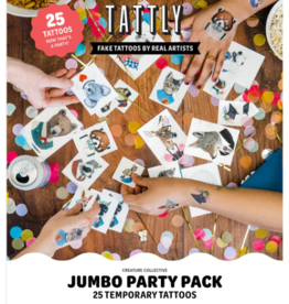 Tattly Temporary Tattoo: Creature Jumbo Party Pack