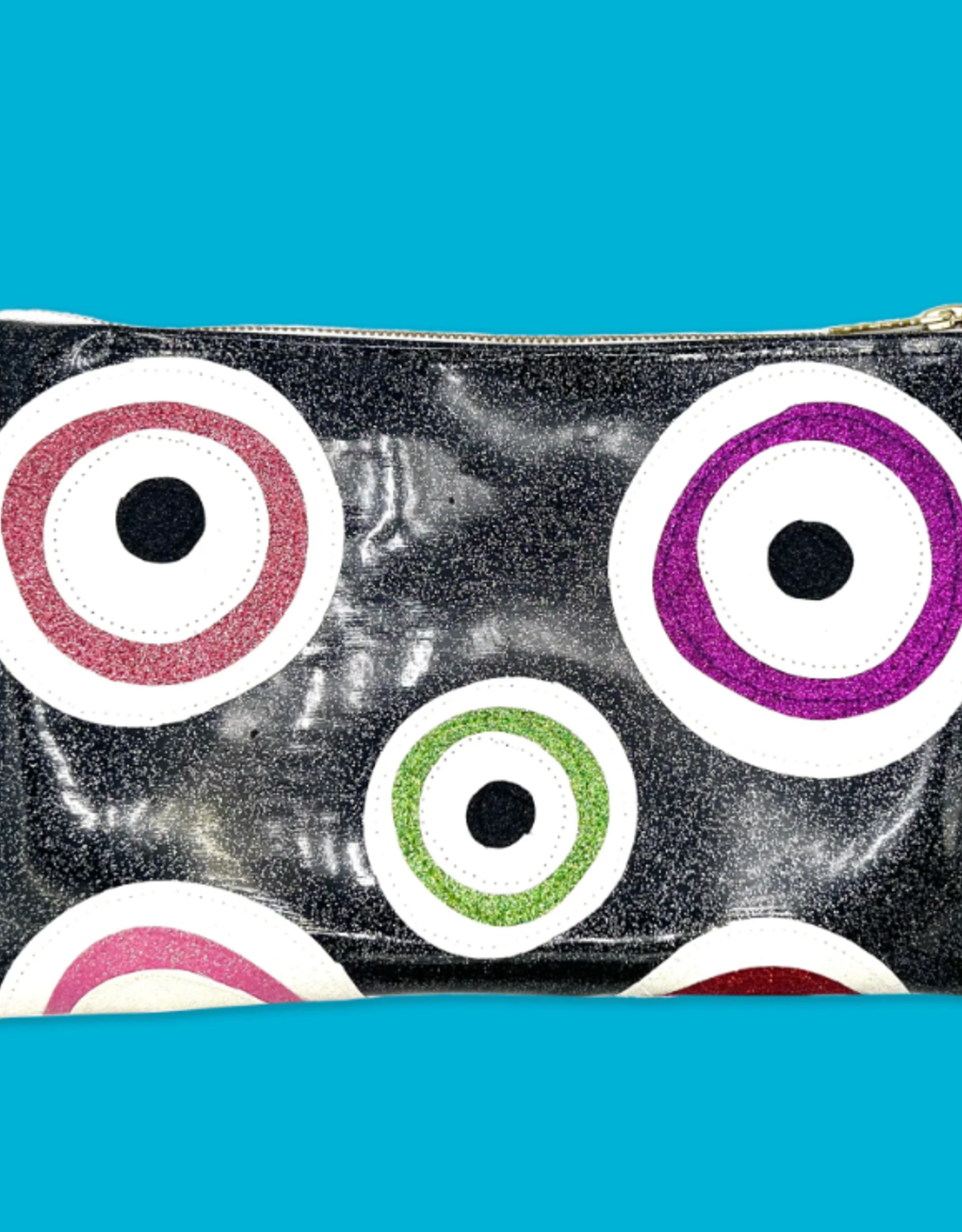 Julie Mollo! Julie Mollo Oversized Clutch: Evil Eye Multicolor