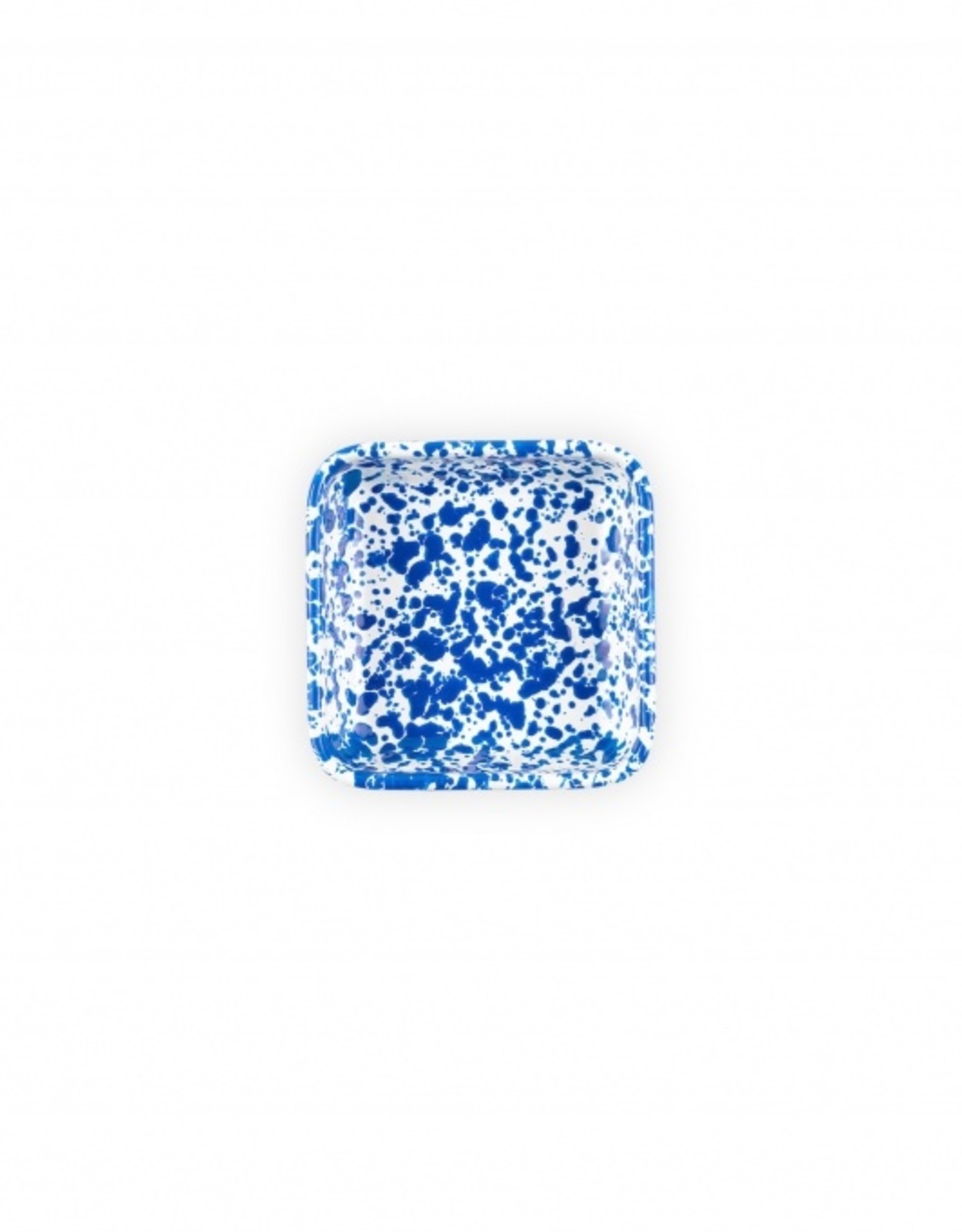 Crow Canyon Small Square Tray - Blue Splatter