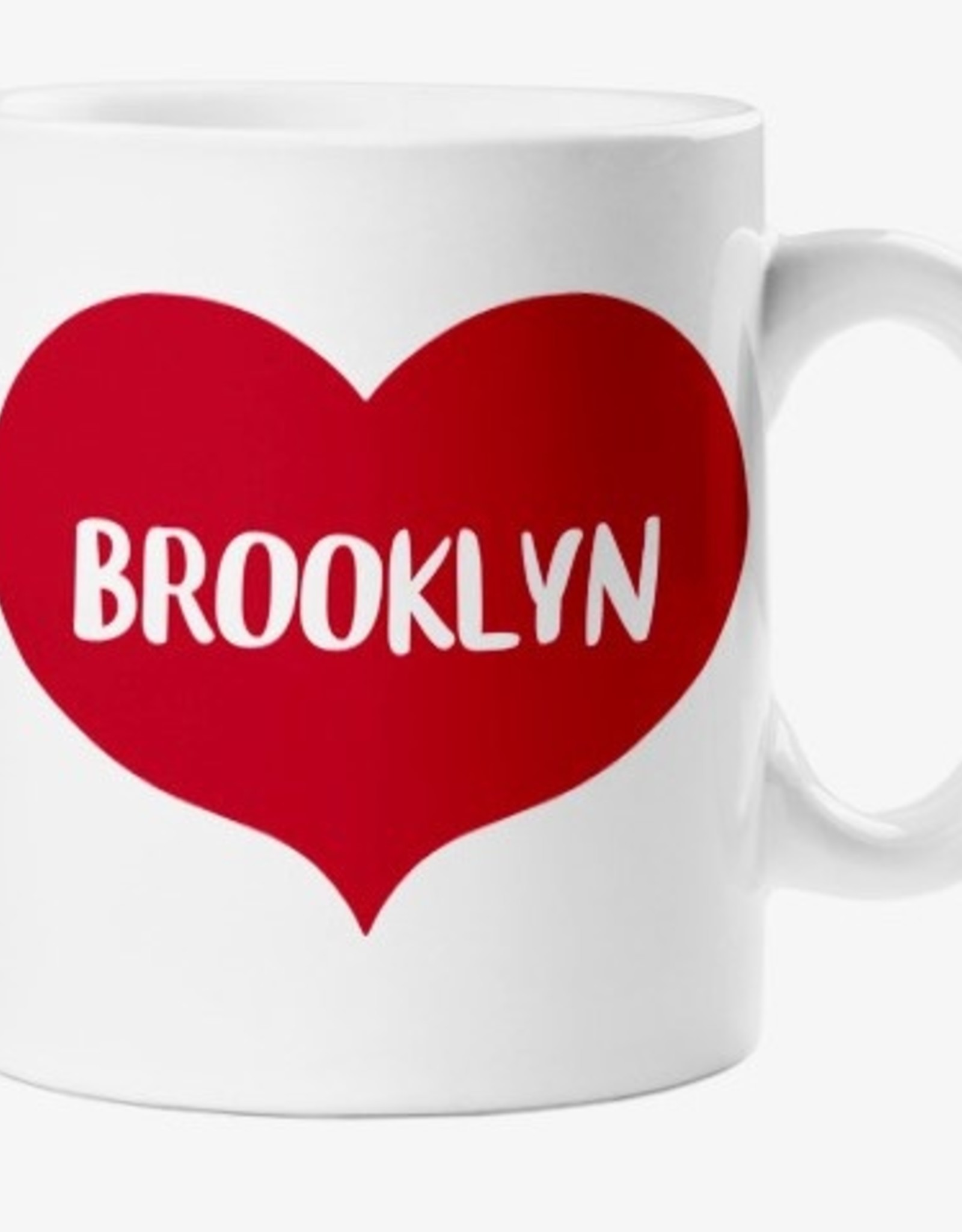 Rock Scissor Paper Mug: Brooklyn Heart (Red)
