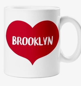 Rock Scissor Paper Mug: Brooklyn Heart (Red)