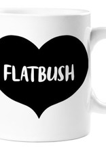 Rock Scissor Paper Mug: Flatbush Heart (Black)