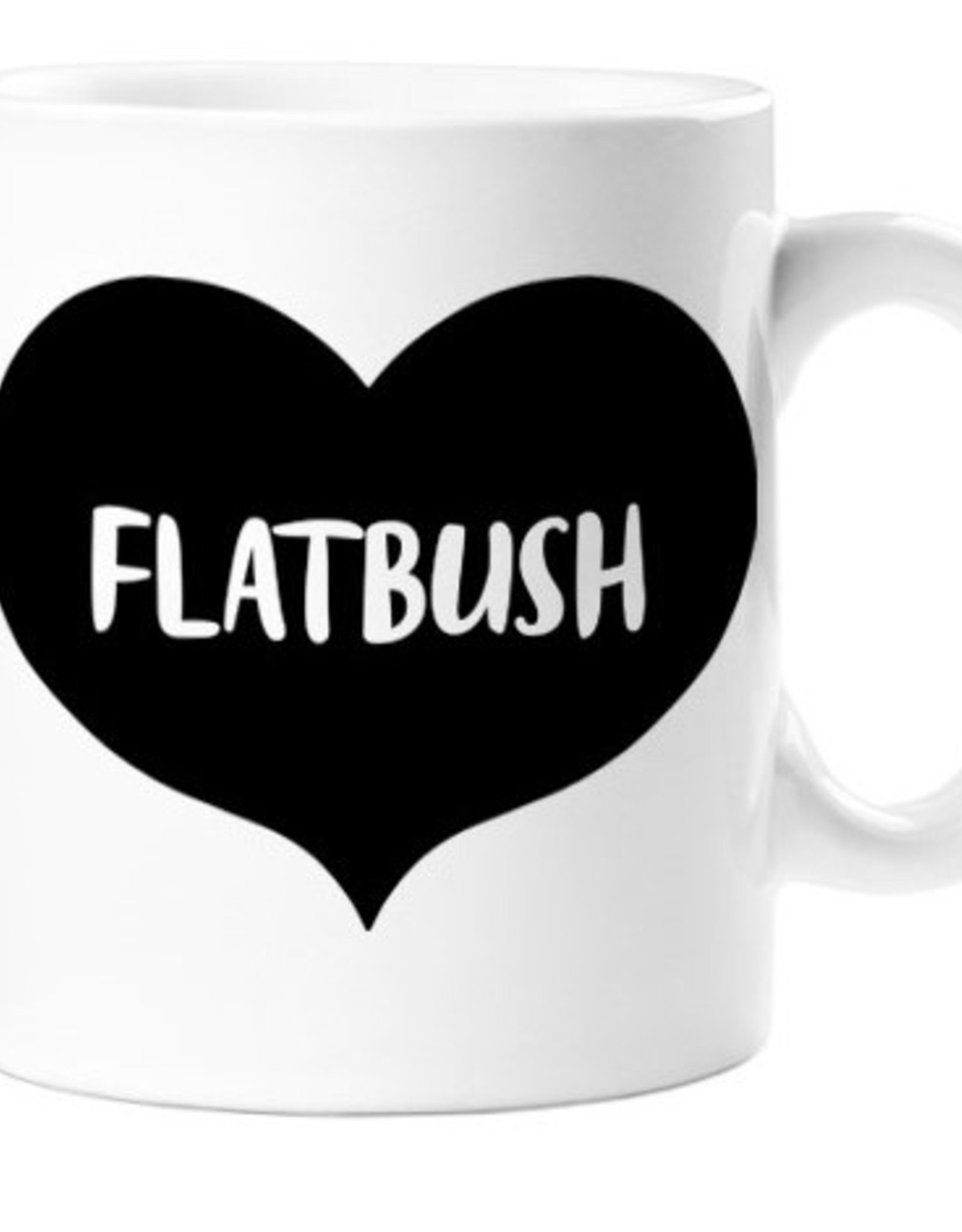 Rock Scissor Paper Mug: Flatbush Heart (Black)