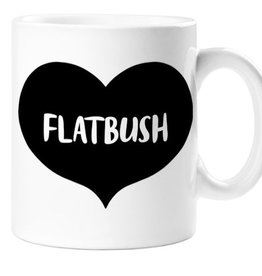 Rock Scissor Paper Mug: Flatbush Heart (Black)