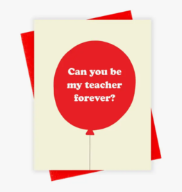 xou Card - Blank: Teacher Forever