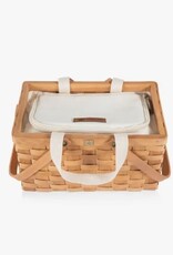 PIcnic Time Poppy Classic Personal Picnic Basket