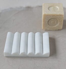 Creative Co-Op Soap Dish - White Marble